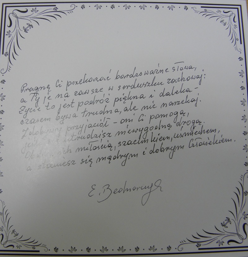 Elżbieta Bednarczyk  gościem biblioteki.