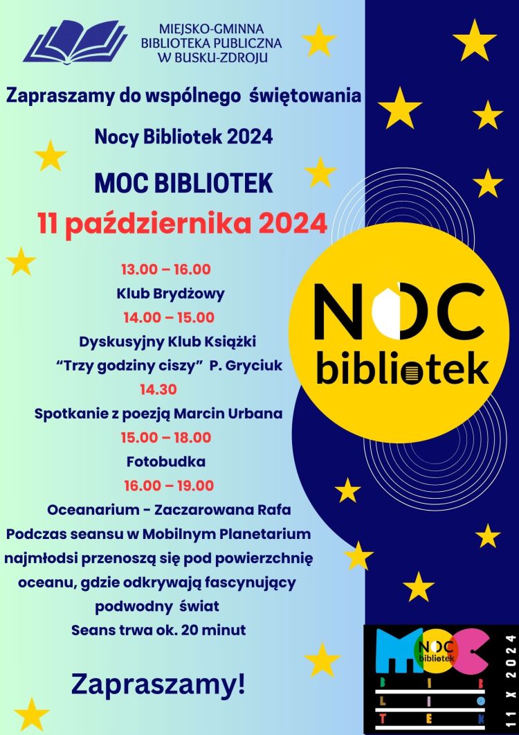 Noc Bibliotek 2024 