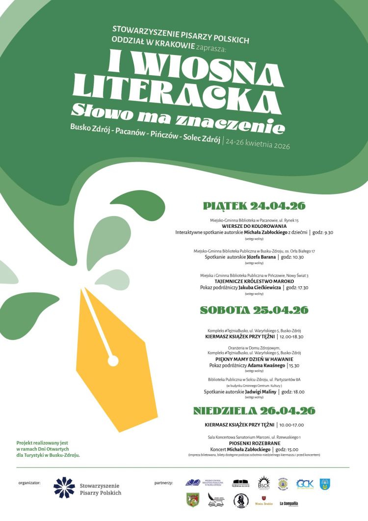 "I Wiosna Literacka - Słowo ma znaczenie" czyli o sile książek, które zbliżają ludzi i miejsca