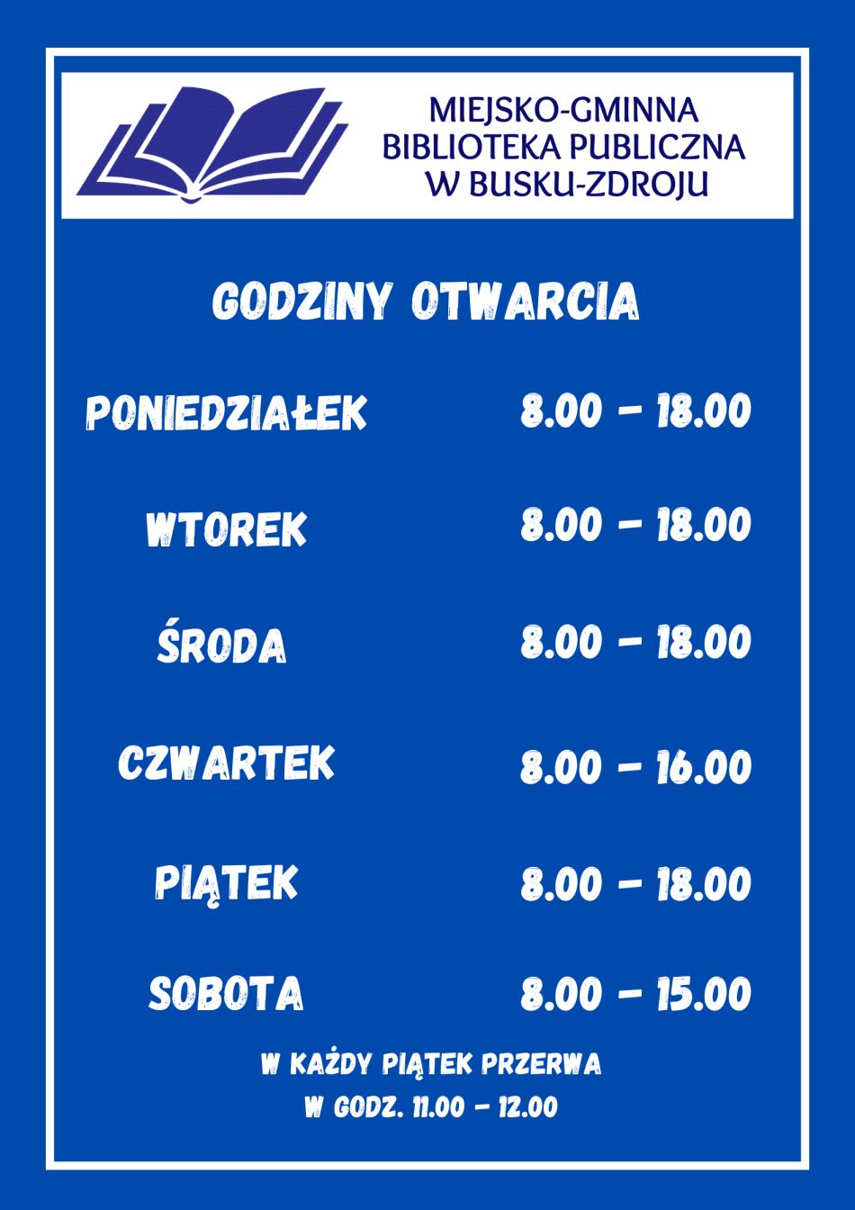 Godziny otwarcia